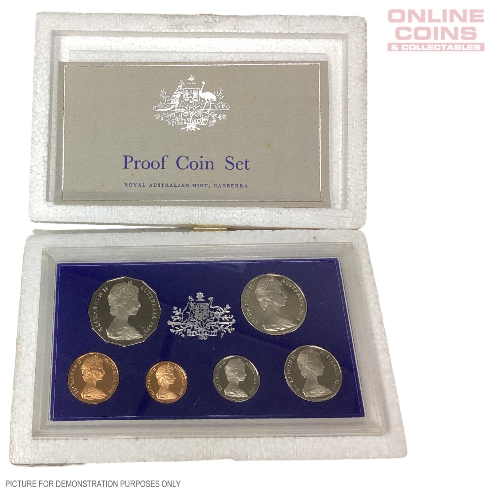 1975 Royal Australian Mint Six Coin PROOF Year Set